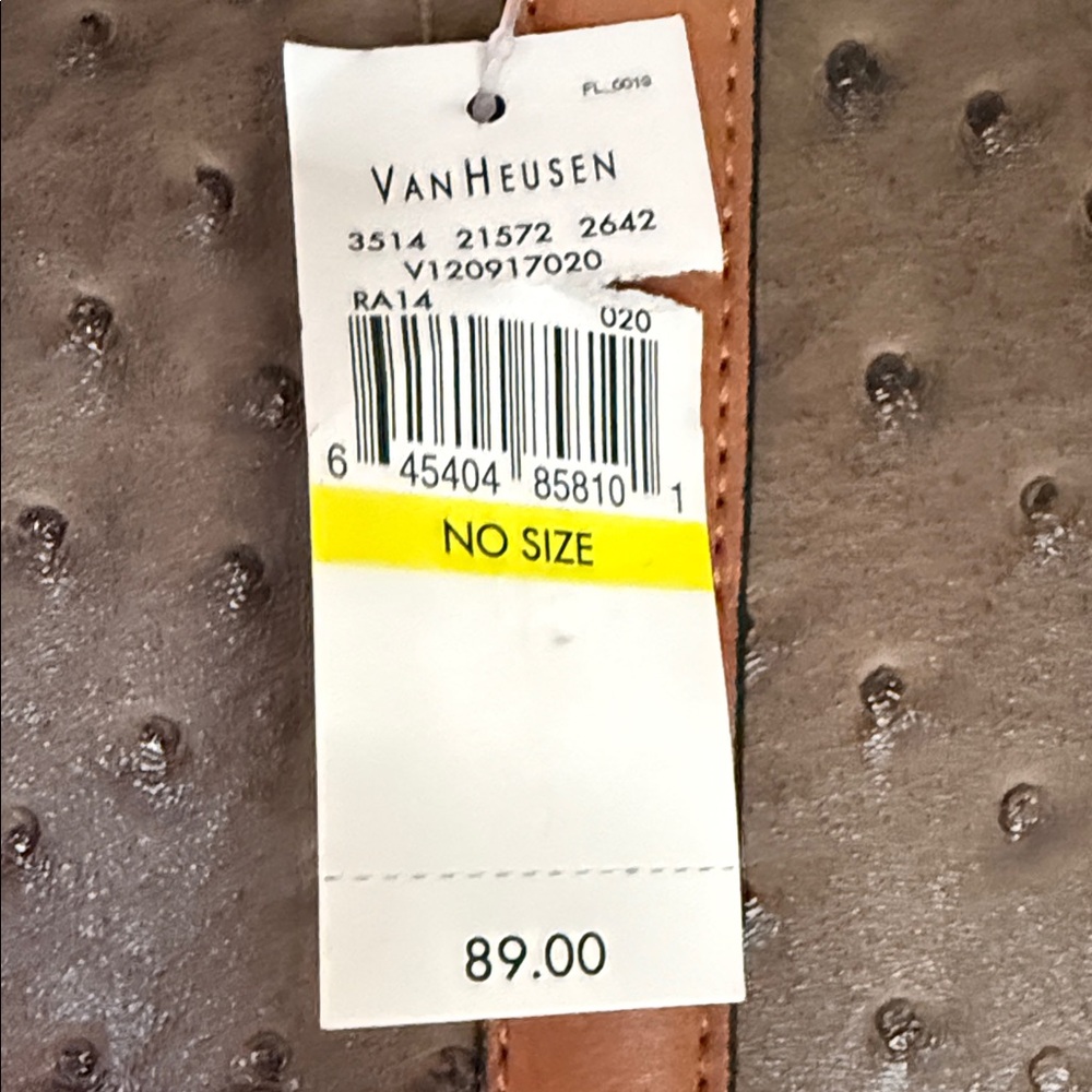 Van Heusen Brown and Tan Structured Tote Bag - Picture 4 of 6